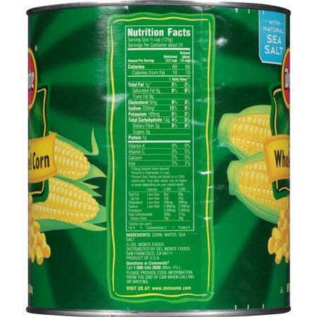 Del Monte Whole Kernel Corn (106 oz. can)