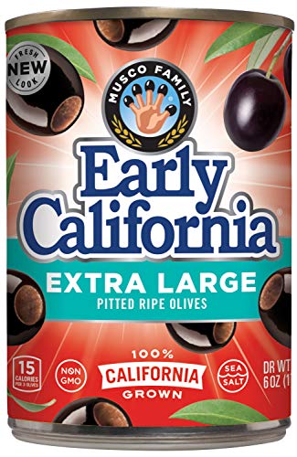 Early California, Ripe Pitted, Small Black Olives