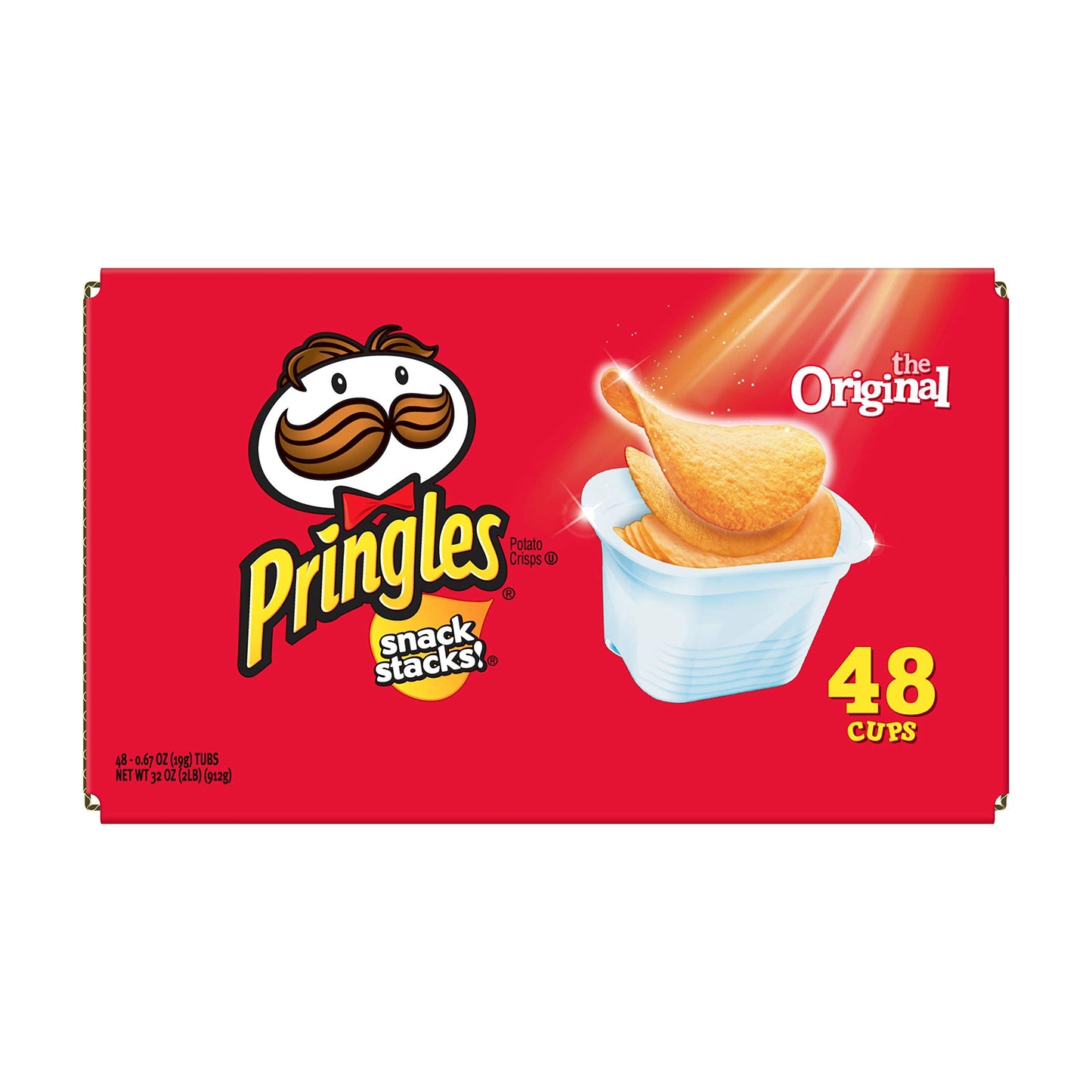 Pringles Original Snack Stacks, 32.16 Ounce, 48 count
