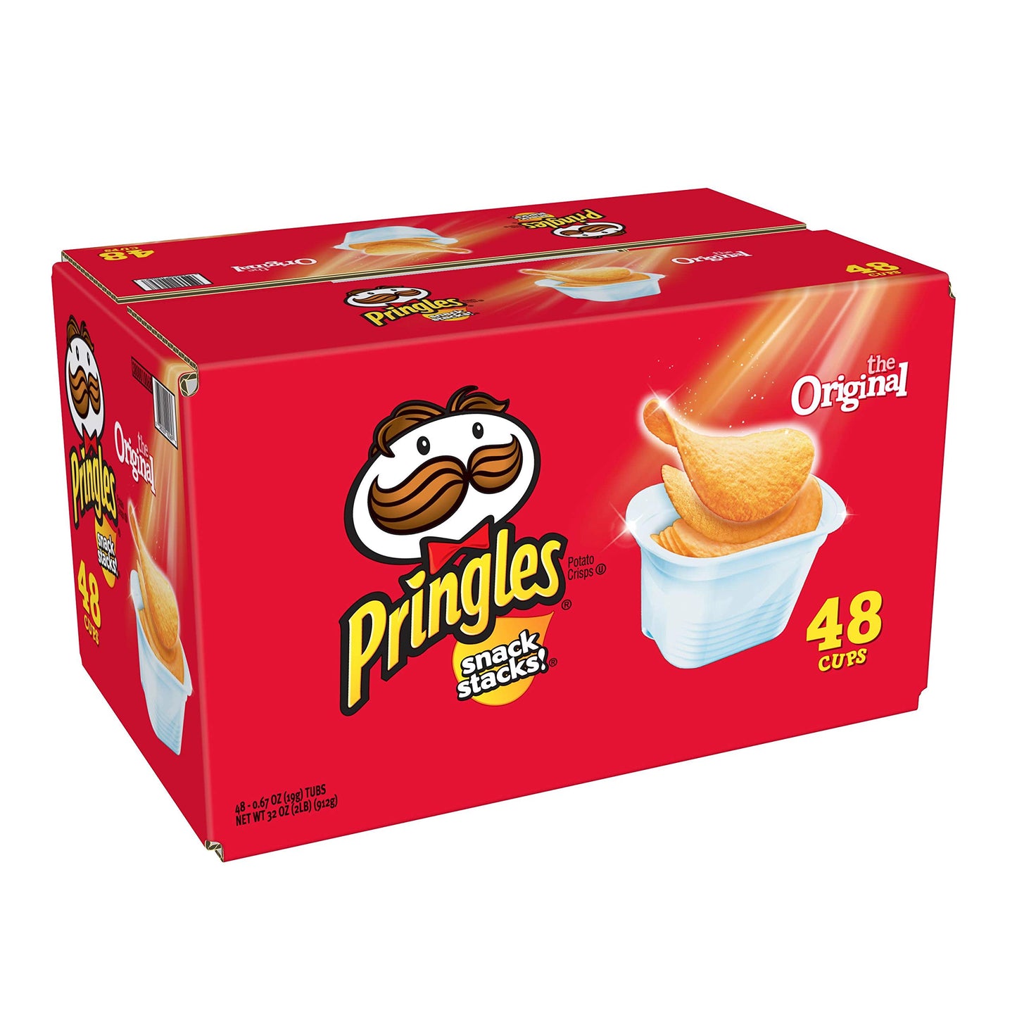 Pringles Original Snack Stacks, 32.16 Ounce, 48 count