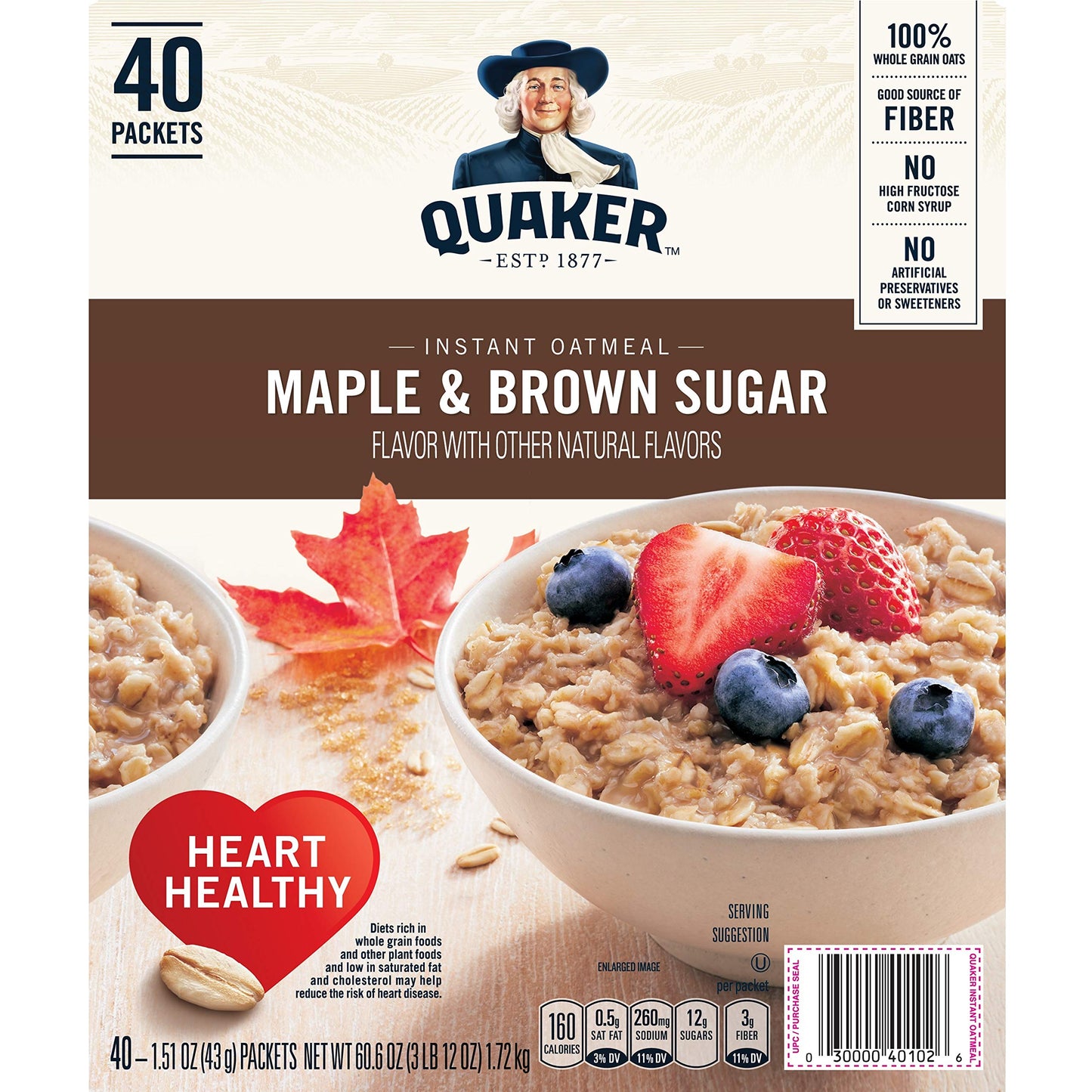 Quaker Steel Cut Oatmeal, Quick 3 Minutes To Prepare, Breakfast Cereal, 25 oz