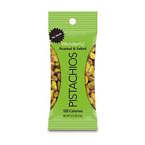 Gourmet Kitchn Wonderful Honey, Chili and Salt Roasted Pistachios | No Shells, Variety Pack (0.75 oz., 18 pk.) (2 Pack)