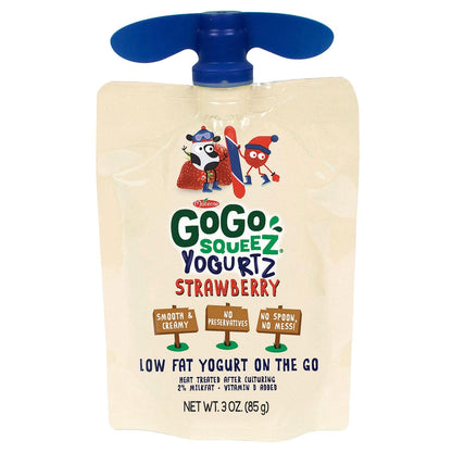 GoGo SqueeZ YogurtZ, Strawberry and Peach (20 Count)