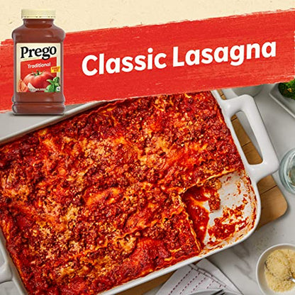 Prego Traditional Pasta Sauce, 45 Oz Jar (Pack of 3)