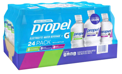 Propel Zero Calorie Fitness Electrolyte Water Beverage Variety Pack Of 24 /16.9 Fl Ounce Net Wt 405.6 Fl Ounce