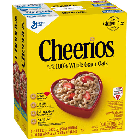 General Mills Cheerios, 40.7 oz. ( Pack of 2 )