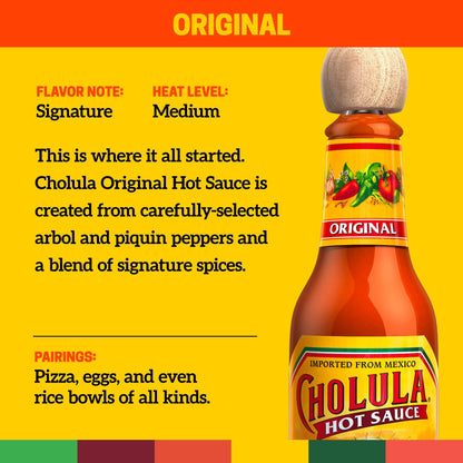 Cholula Original Hot Sauce 12 Oz (Pack of 2)