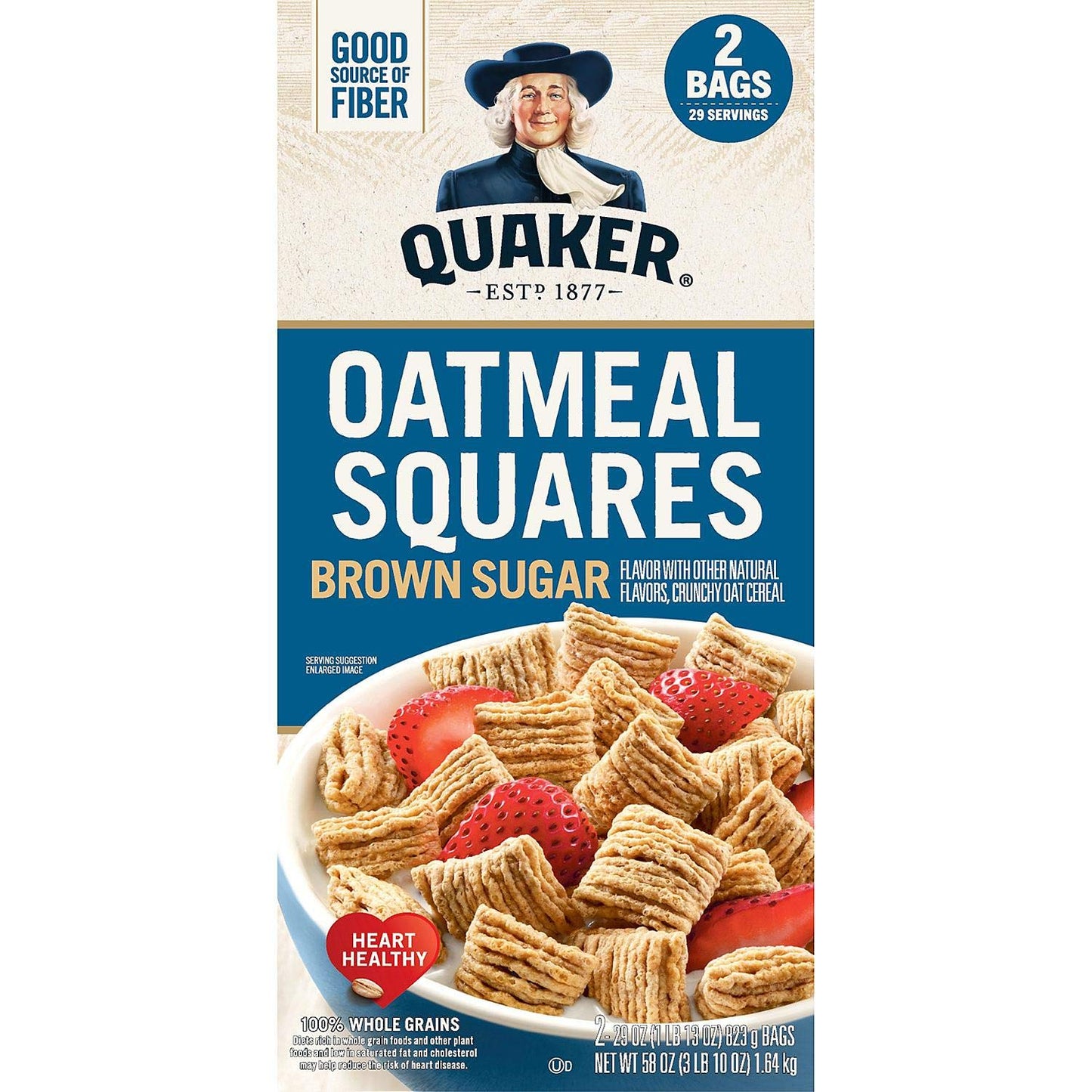 Evaxo Oatmeal Squares, Brown Sugar (29 oz., 2 pk.)