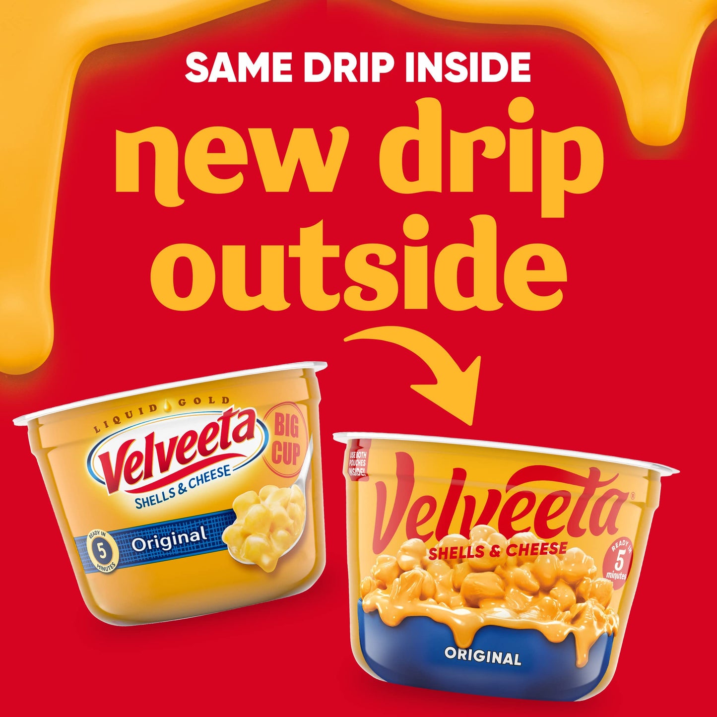 Velveeta Original Easy Mac Shells and Cheese Big Cup