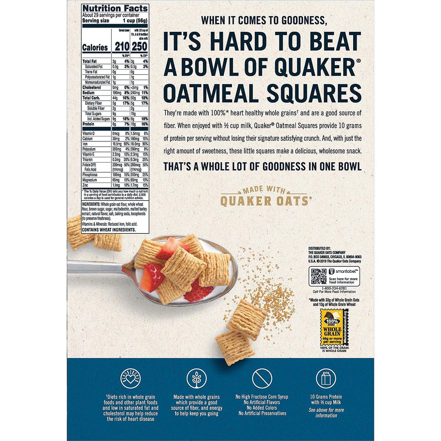 Evaxo Oatmeal Squares, Brown Sugar (29 oz., 2 pk.)