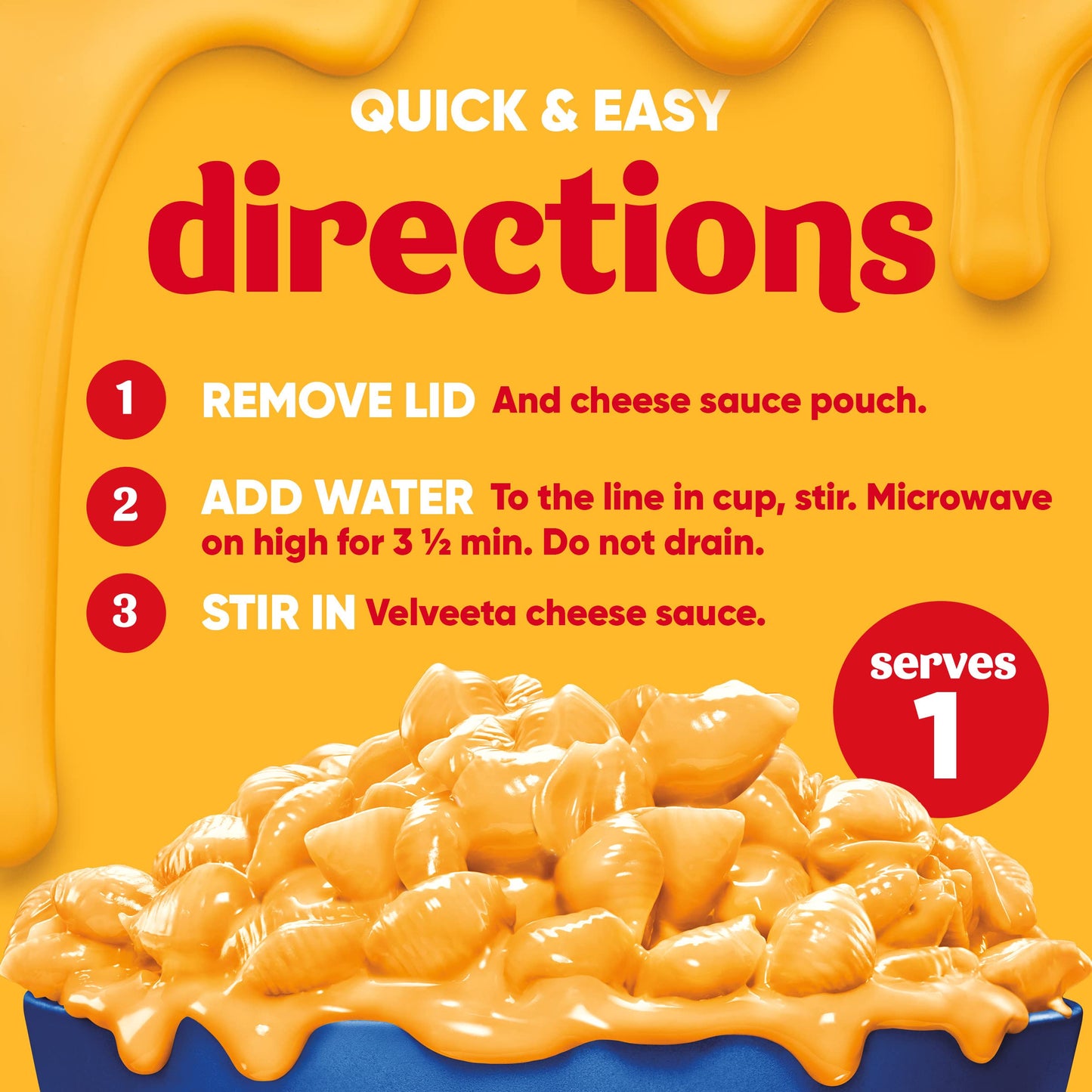 Velveeta Original Easy Mac Shells and Cheese Big Cup